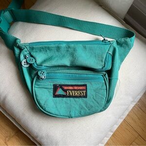 Vintage Everest Teal Belt Bag / Fanny Hip Pack